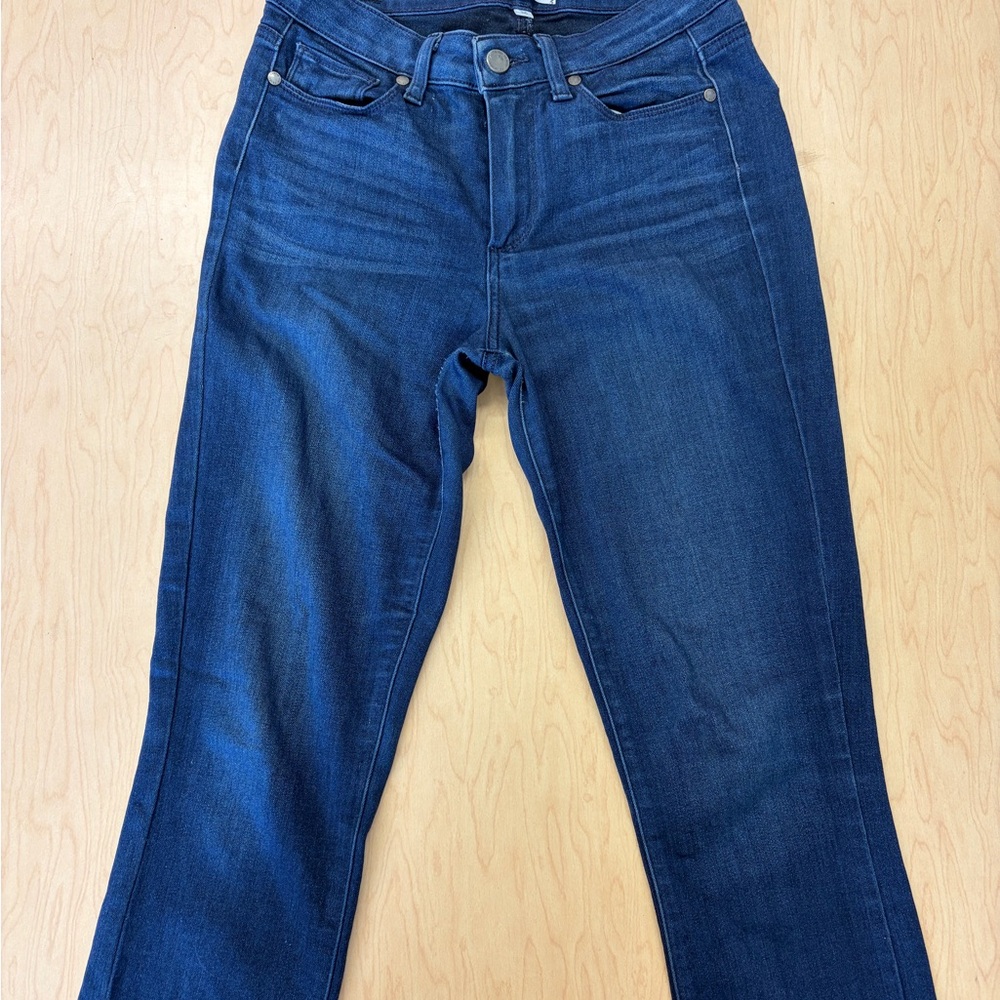 PAIGE Dark Blue Straight Leg Jeans. Priced to sell asap